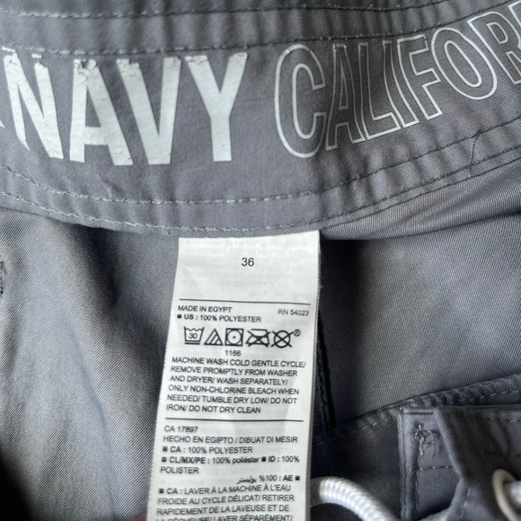 Old Navy Plain Grey Swim Trunks - Picture 5 of 6
